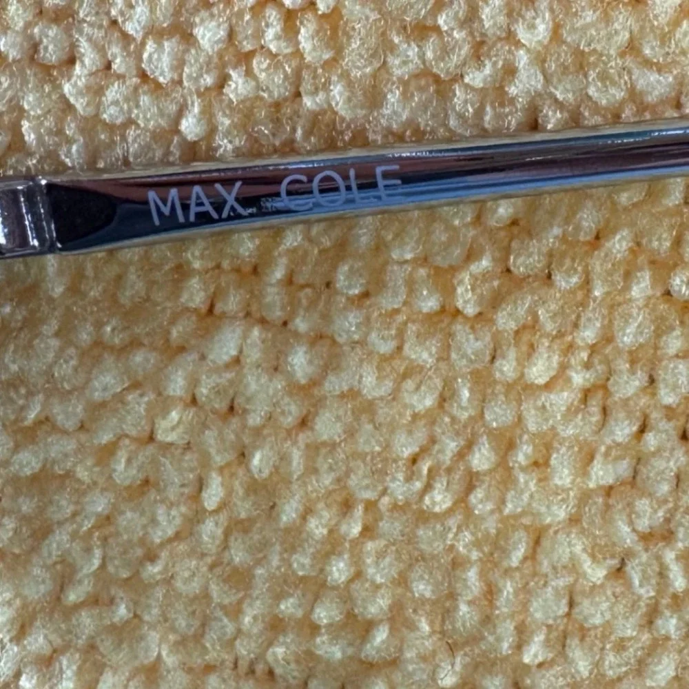Max Cole Eyeglass Black Silver Square *FRAMES ONLY*